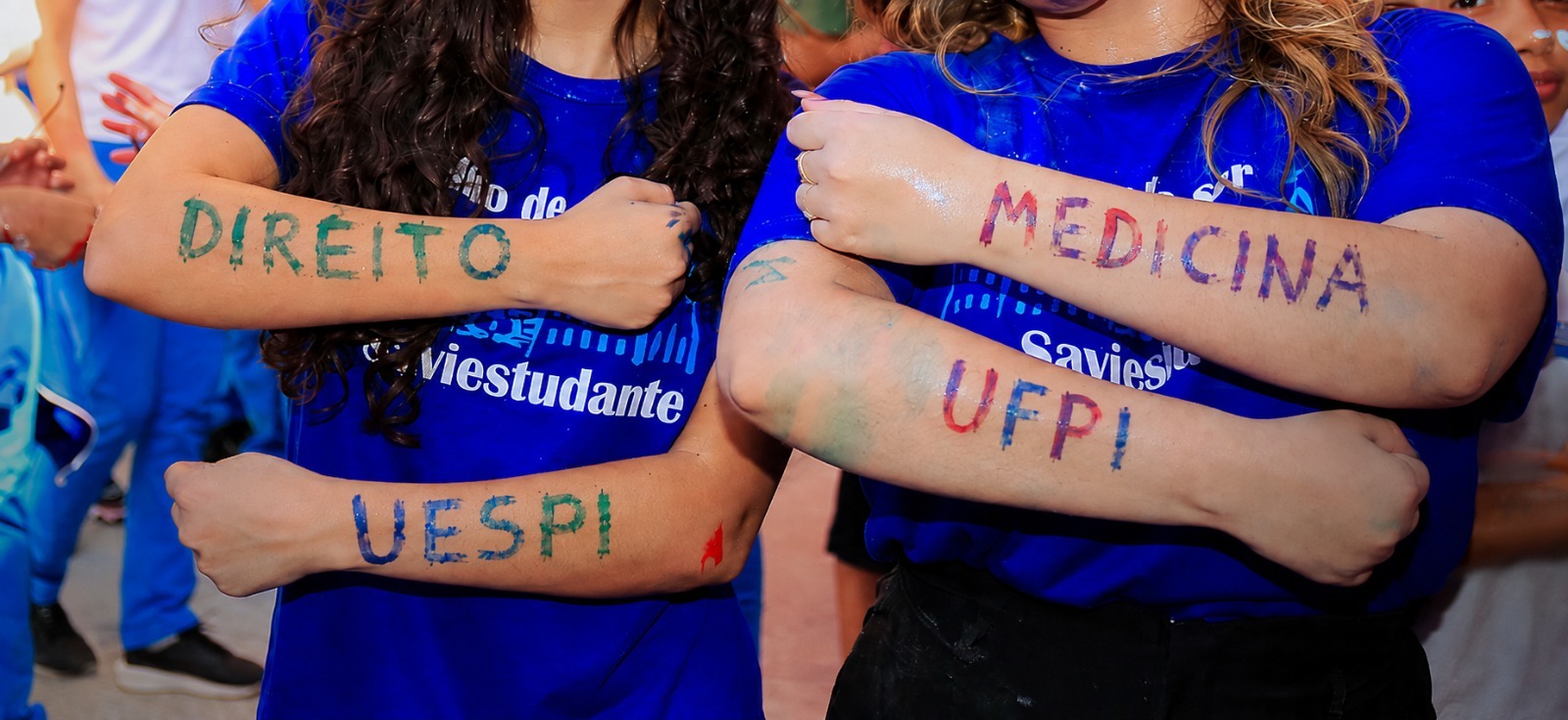 Estudantes protagonistas em atividade
